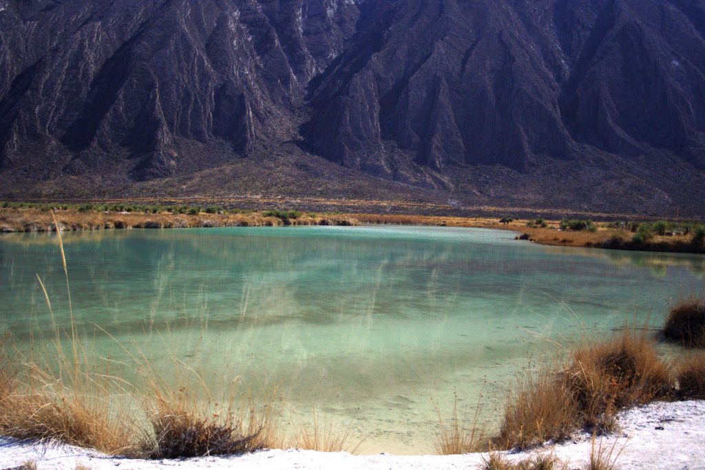 Poza en Cuatro Ciénegas
