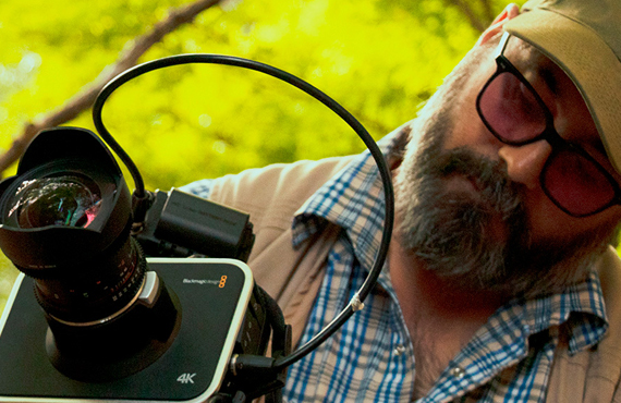 Mauricio de la Maza con cámara